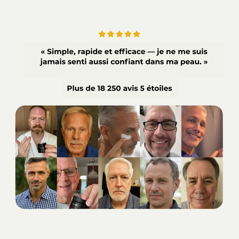 Pack Forge au suif de bœuf– Spécialement pour la peau des hommes matures RONEX