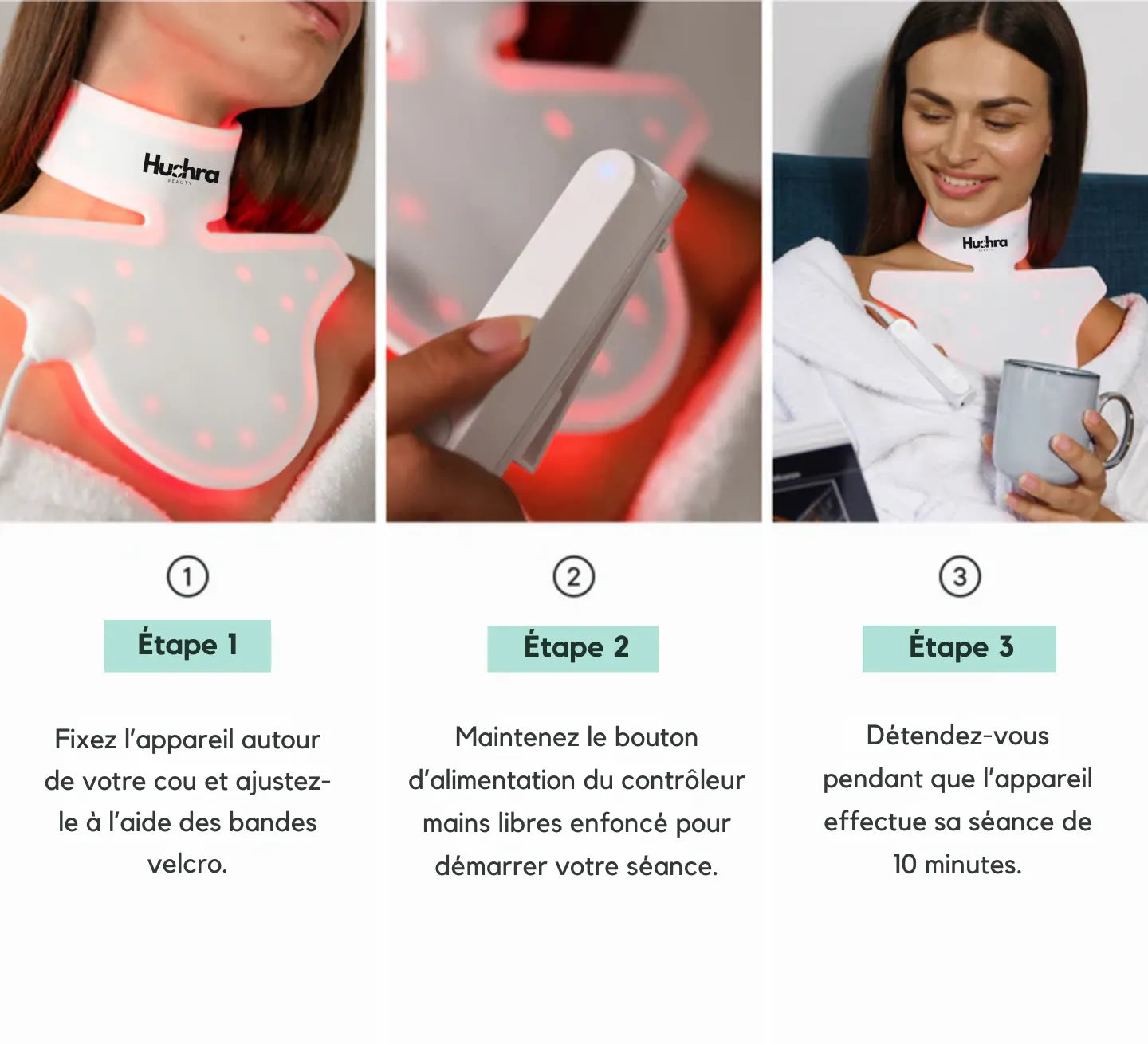 Système LED cou et décolleté