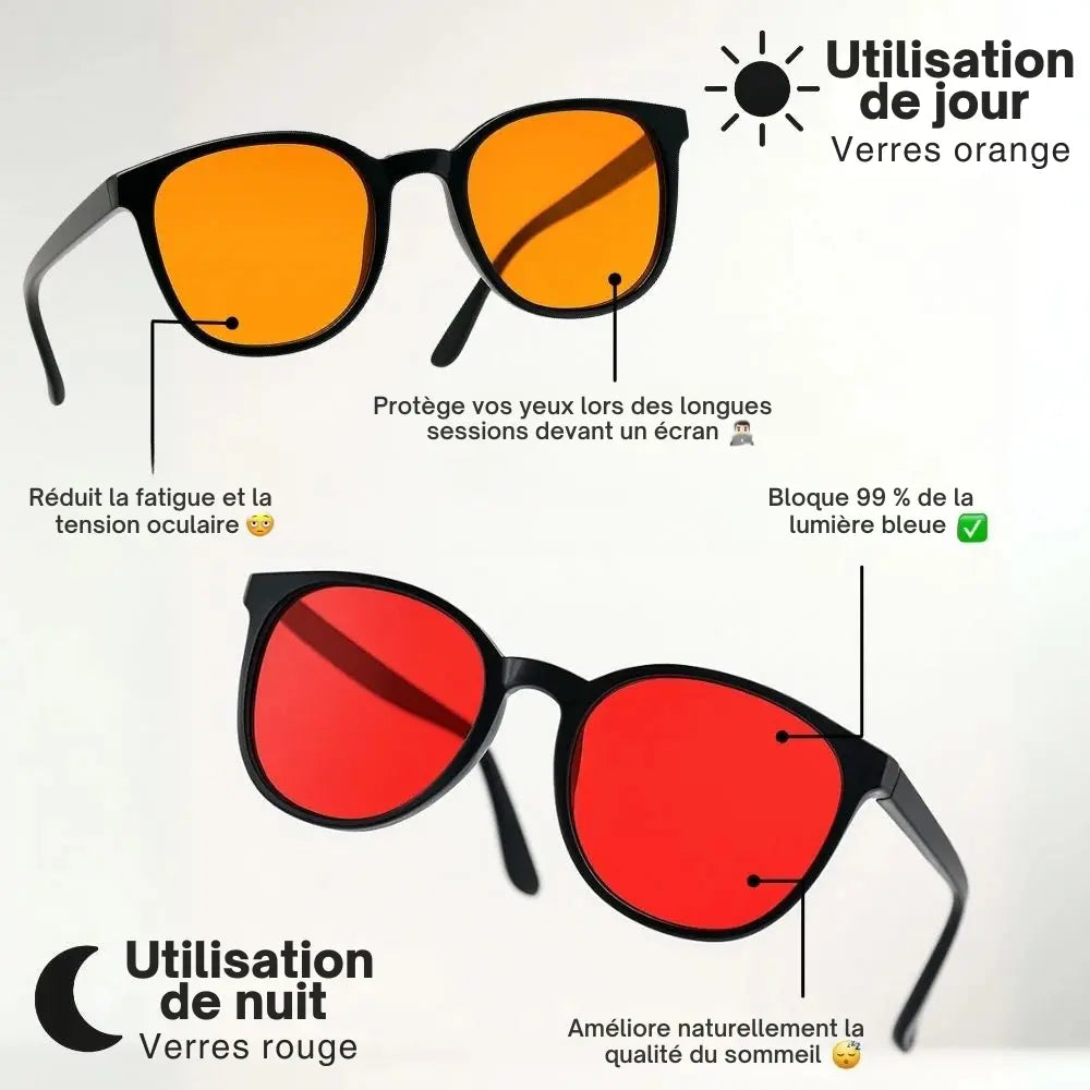 Clarity® Lunettes anti-lumière bleue