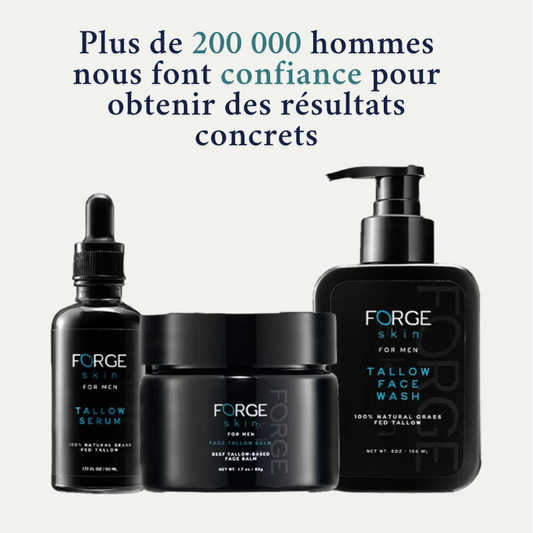 Pack Forge au suif de bœuf– Spécialement pour la peau des hommes matures RONEX