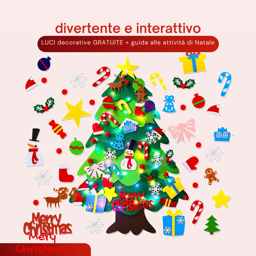 albero di Natale in feltro