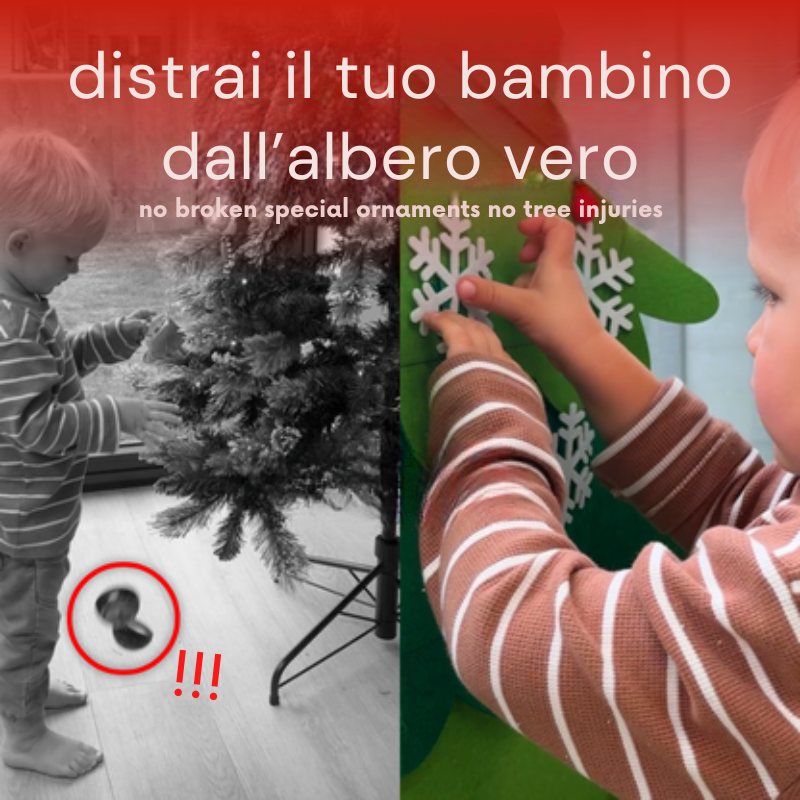 albero di Natale in feltro
