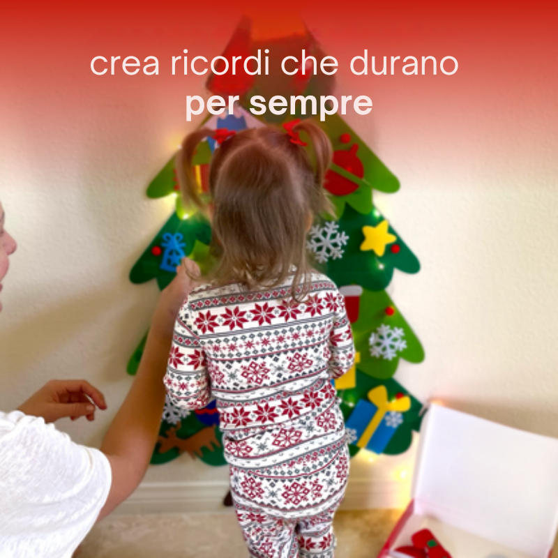 albero di Natale in feltro